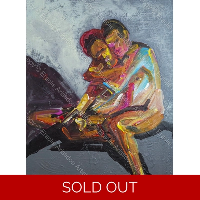 SOLD Abstract Nude Figures 465